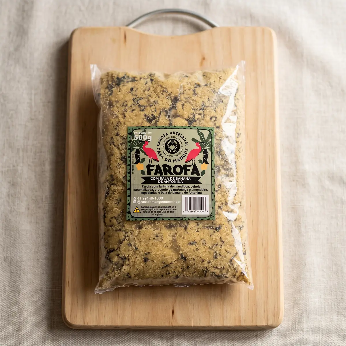 Farofa com Bala de Banana de Antonina